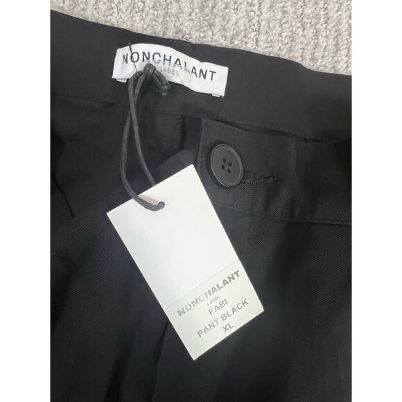 NONchalant Label Fabi Pant in Black LOOSE WIDE LEG PLEATED SIZE XL, Revolve NWT - Picture 4 of 8